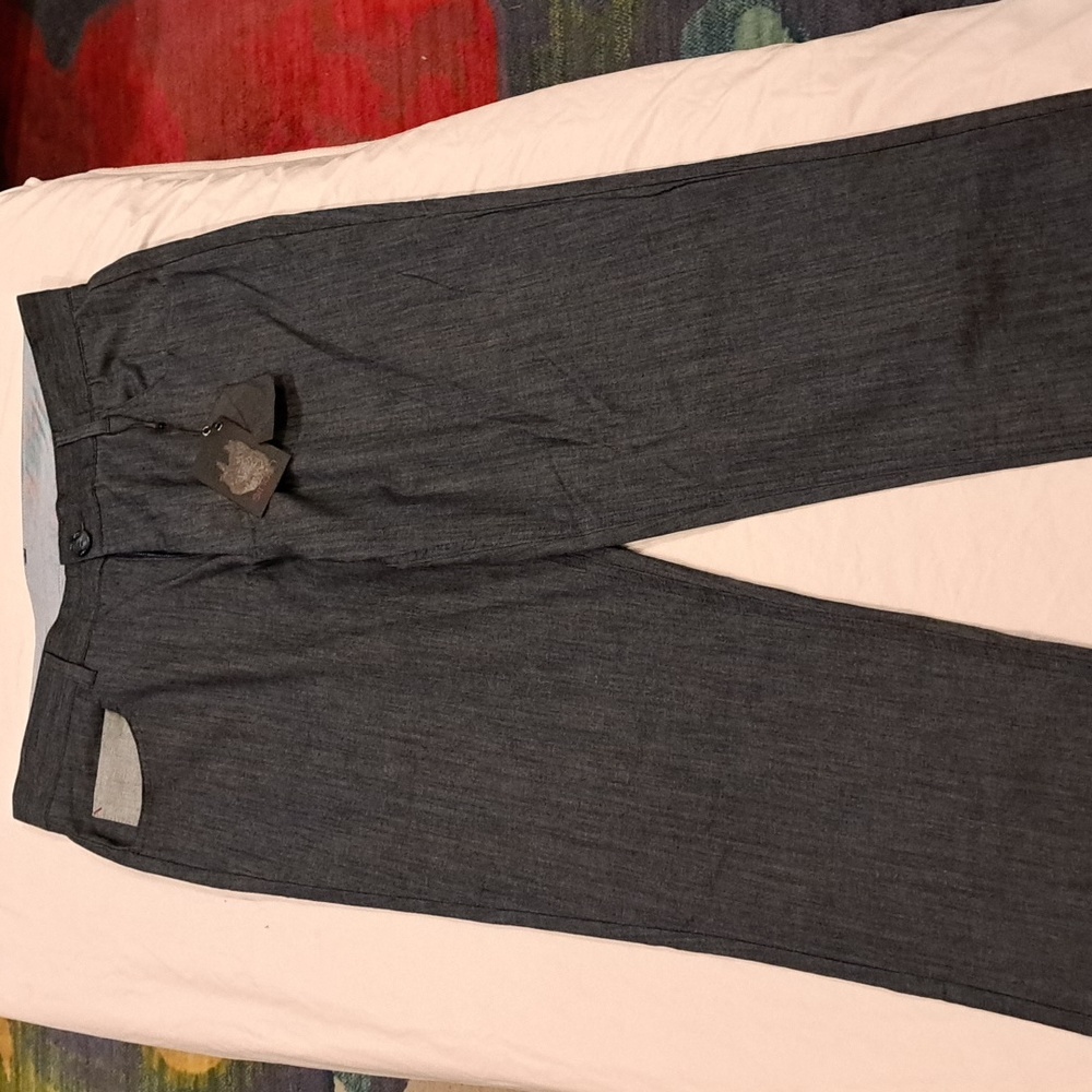 Smash, Size 32"x35", Blue/Grey, Flat Front, Slacks